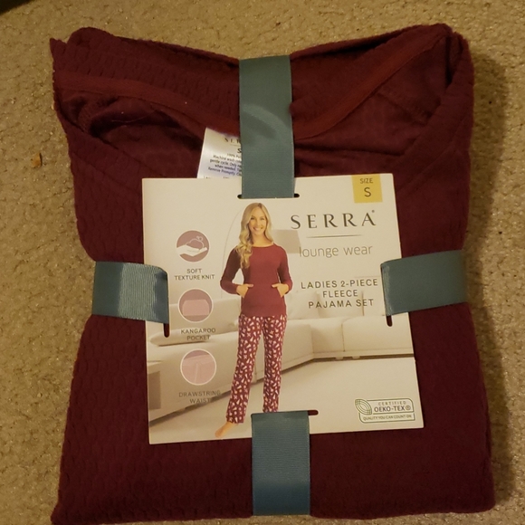 Serra Intimates & Sleepwear | Serra Ladies 2 Piece Fleece Pajama Set | Color: Tan | Size: S | User1687's Closet
